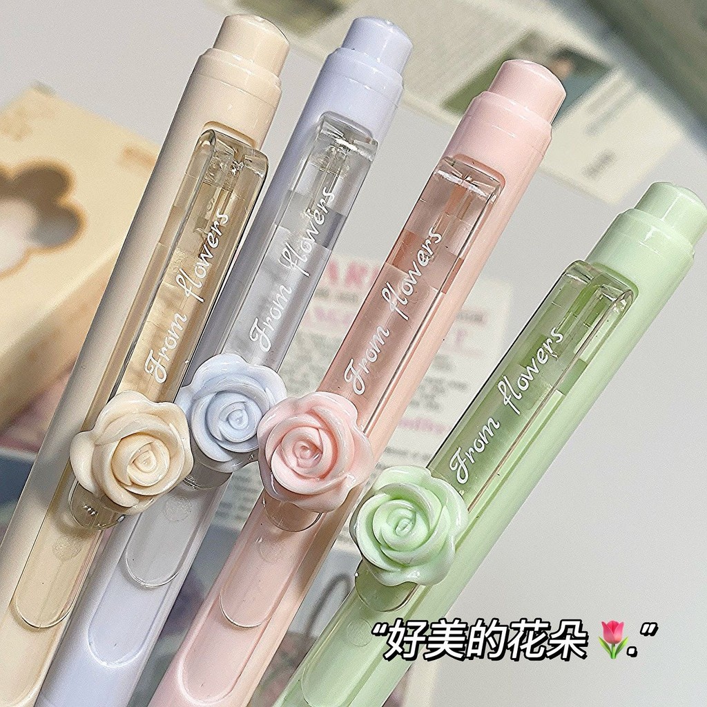 โจรสลัดโจรสลัดโจรสลัดโจรสลัดโจรสลัดปากกาปากกาปากกานวดปากกาสูง 0.5 มม.速干ลื่น黑笔Ka Ba Xiong Chunri ดอกไ