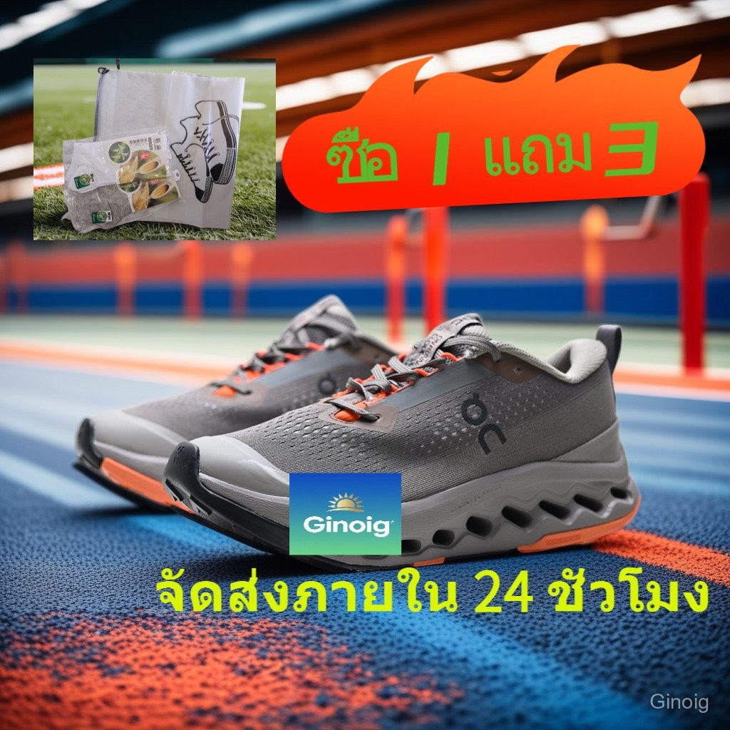 On Cloud Cloud Feel รองเท้าวิ่งกลางแจ้งที่สะดวกสบาย Low-Top All-Match Simple ทนต่อการสึกหรอ I9VG