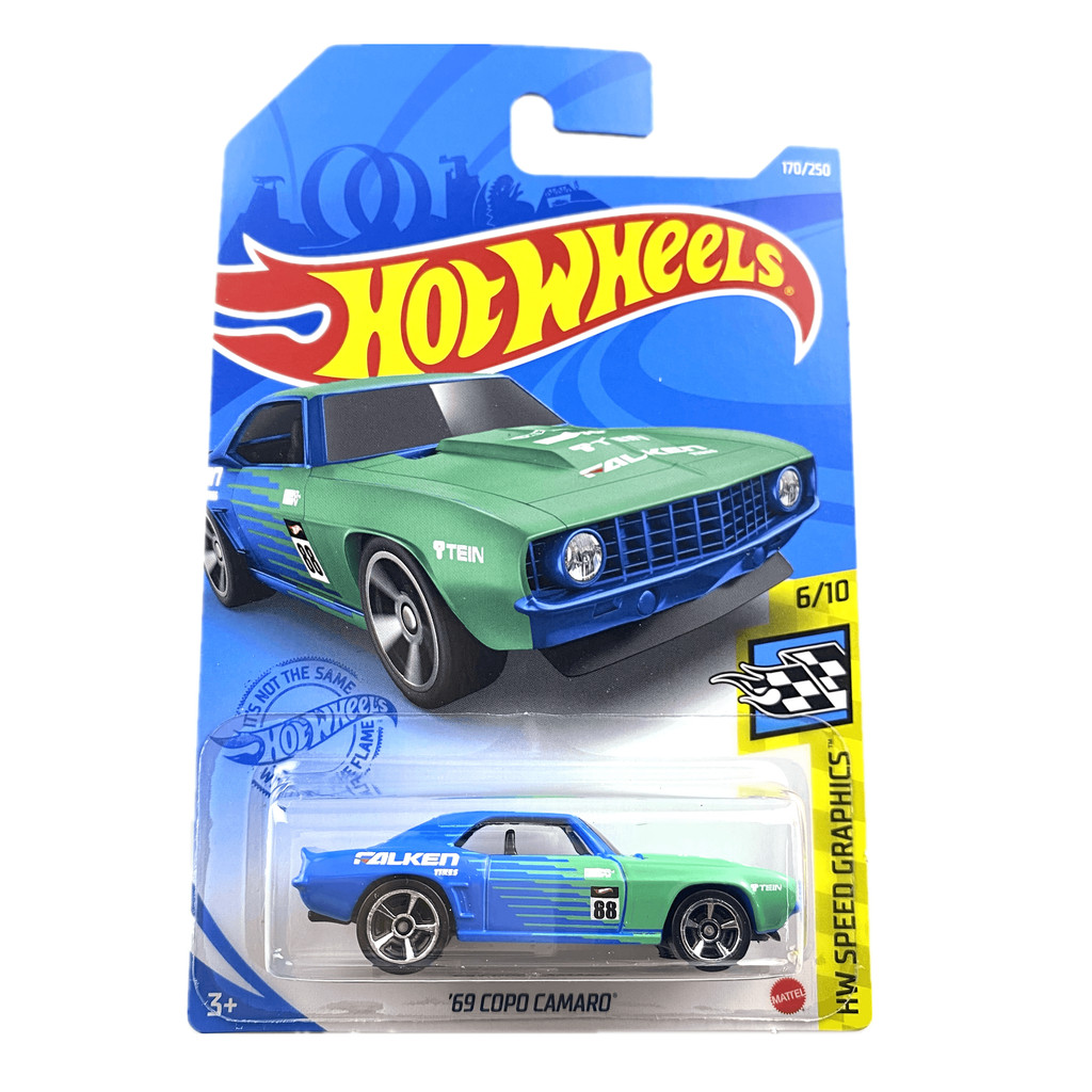 Hot Wheels C4982 Hot Little Sports Car Alloy Car Chevrolet Camero Feijin 69 COPO CAMARO