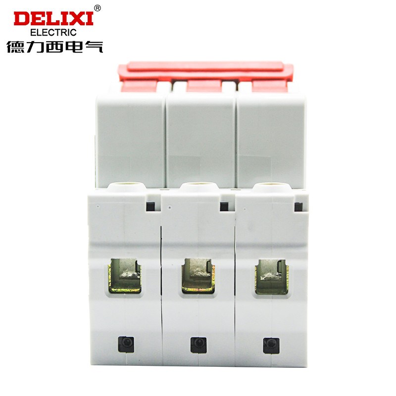 Delisi Air Switch High Power Circuit Breaker DZ47-125 80A/100A/125A Air เปิดเปิดเปิด 3P