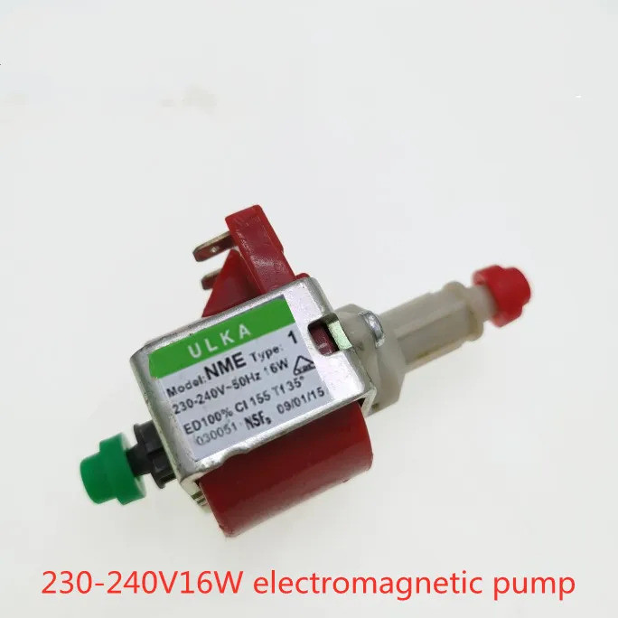 2PCS ULKA NME1 Micro Pump 230/240V, 16W เครื่องชงกาแฟ DE3100065ก