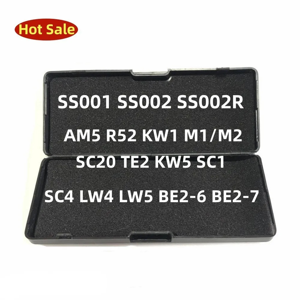 LISHI TOOL SS001 SS002 pro SS002R AM5 R52 KW1 M1/M2 SC20 TE2 KW5 SC1 SC4 LW4 LW5 BE2-6 BE2-7 เครื่อง