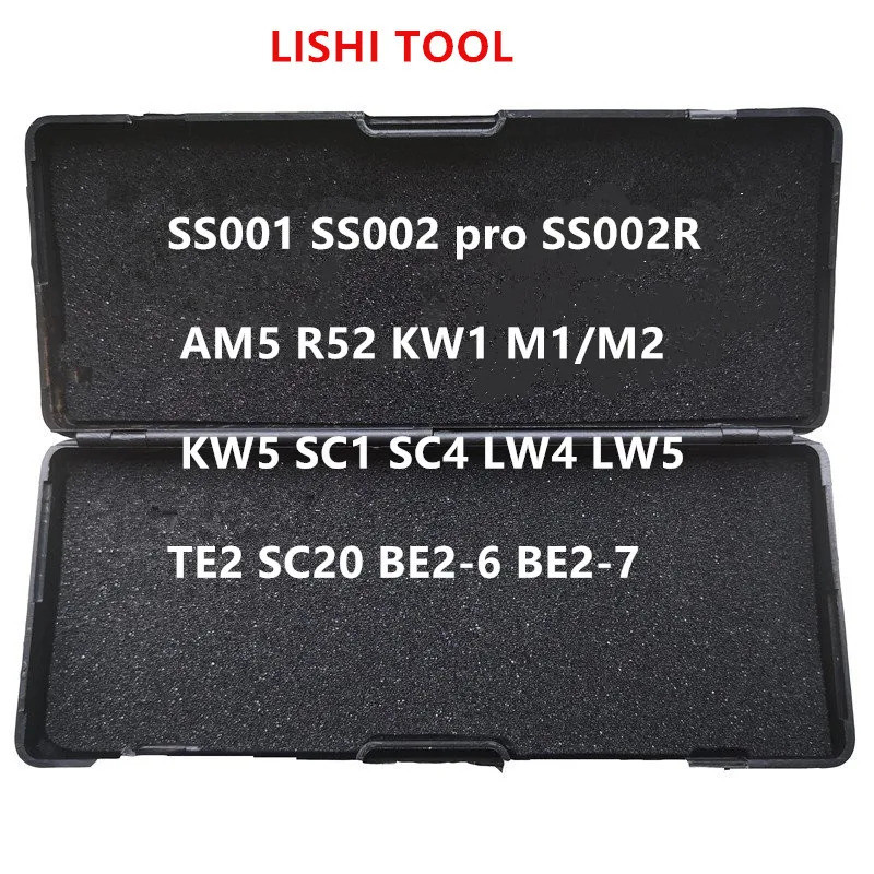 LISHI TOOL SS001 SS002 pro SS002R AM5 R52 KW1 M1/M2 SC20 TE2 KW5 SC1 SC4 LW4 LW5 BE2-6 BE2-7 เครื่อง