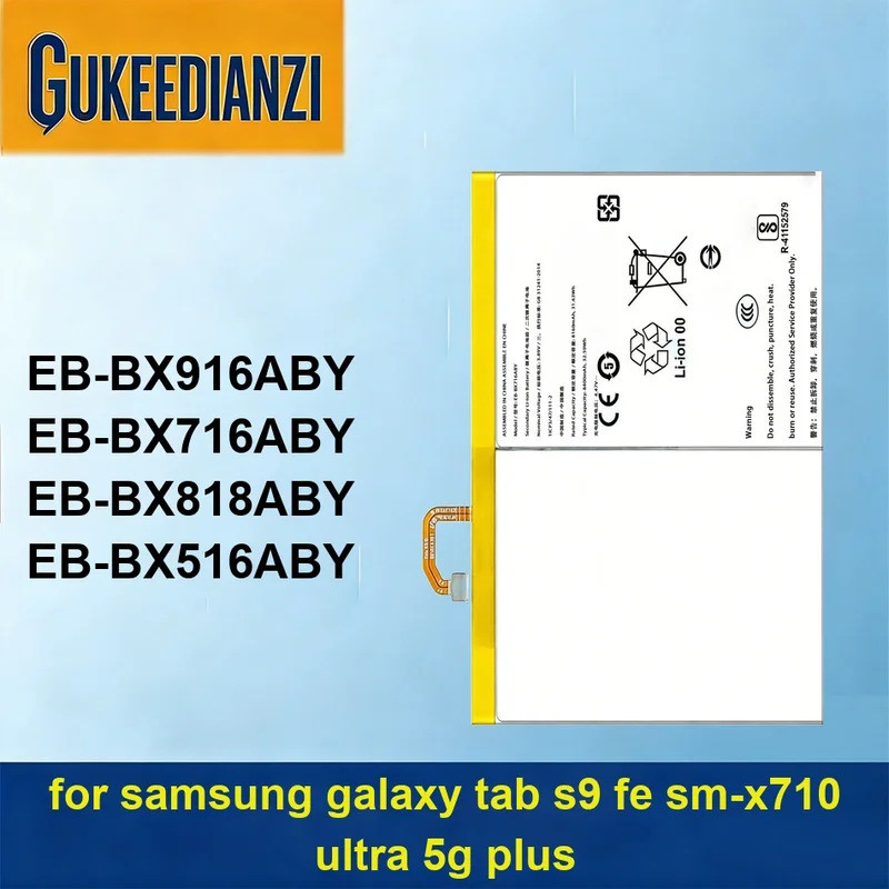 แบตเตอรี่แท็บเล็ตติดทนนาน EB-BX716ABY EB-BX916ABY EB-BX516ABY 8000-11200mAh สําหรับ Samsung Galaxy T