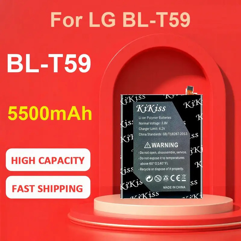 แบตเตอรี่ KiKiss สําหรับ LG BL-T59,BL-T59,5500mAh