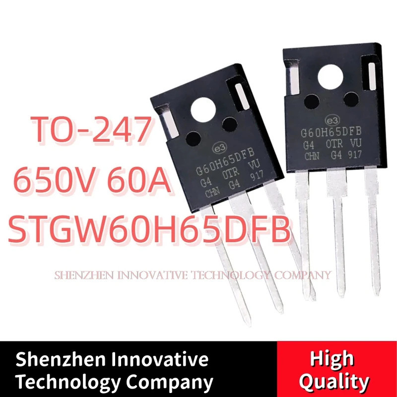 5PCS-10PCS G60H65DFB STGW60H65DFB TO-247 650V 60A ทรานซิสเตอร์กําลังสูง