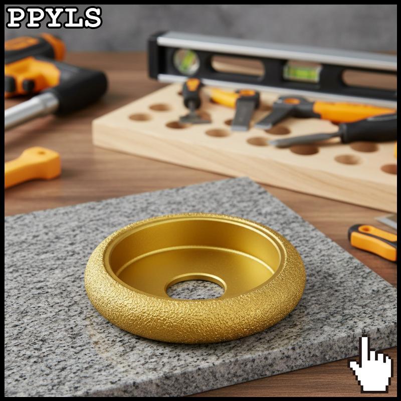 PPYLS 75 มม.หินขอบบดล้อสําหรับหินแกรนิตหินอ่อนโรมัน Slot Disc Enhanced Durability Precision Shaping 