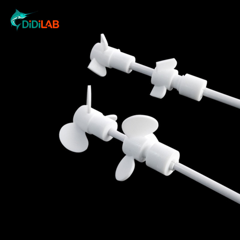 DiDiLAB สามใบโพลีเอทิลีนกวนใบพัดเทฟลอนกวนขับเคลื ่ อนกวนก ้ านกวนทนอุณหภูมิสูงกรดด ่ างทน