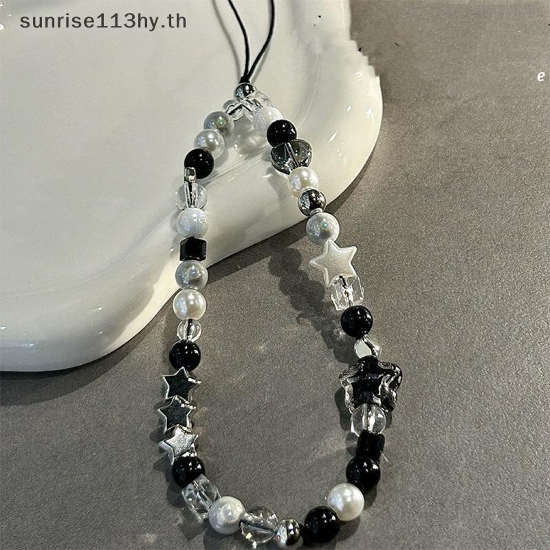 L&Z Fashion Star Beaded Mobile Phone Chain Universal Mobile Phone Anti Loss Lanyard Creative Mobile 