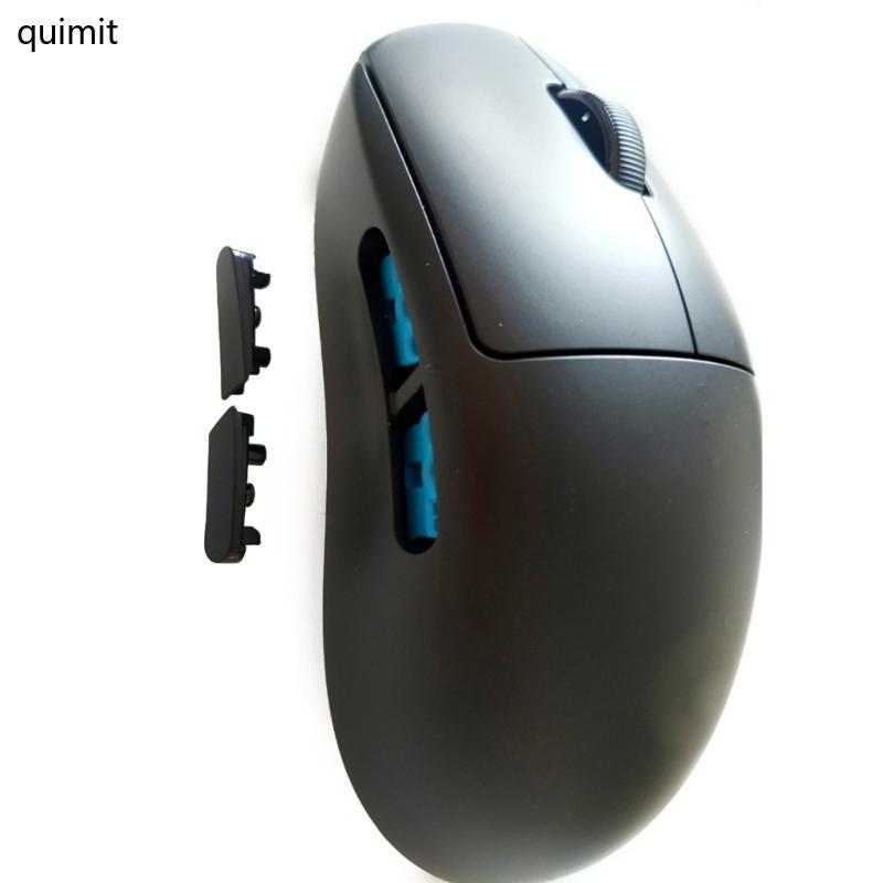 QUIM เมาส์พลาสติกปุ่มด้านข้าง C4 และ C5 อะไหล่ทดแทนสําหรับ Gpro vWireless Gaming Mouse