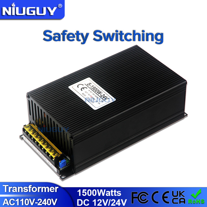 Wide Voltage Switching Power Supply 1000W 1200W 1500W DC12V 24V 48V CE Power Adapter for CCTV Camera