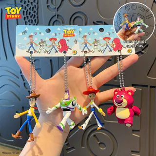 พวงกุญแจมือ Disney Toy Story, Woody Buzz Lightyear JessieLotso Collectible Pend