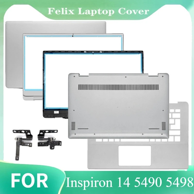 * สําหรับ Inspiron 14 5490 5498 แล็ปท็อปใหม่ปกหลัง LCD/ด้านหน้า/Palmrest/ด้านล่างบานพับด้านหลัง C4VG