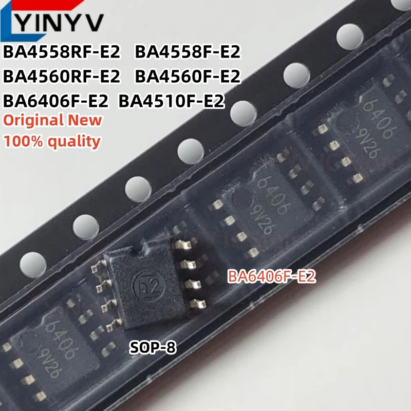 5ชิ้น ﻿BA4510F-E2 4510 BA4558F-E2 4558 BA4558RF-E2 4558R BA4558RF BA4560RF-E2 4560R BA4560RF BA4660F