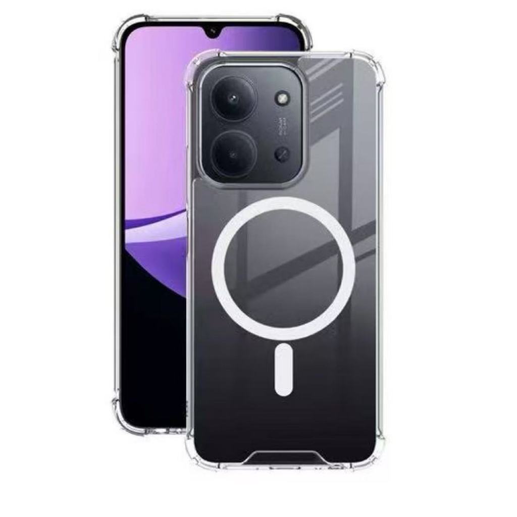 Case แม่เหล็ก ทุกรุ่น เคส ชาร์จไร้สาย สำหรับ Xiaomi Redmi15C Redmi14C / Pocoo C85 C75 C61 Case For R