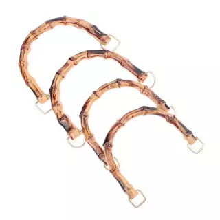 (duyonglinfff) 1PC กล่องของขวัญจับไม้ไผ่จับกระเป๋าถือ Band Handle กระเป๋าสะพายไหล่ DIY พร้อม Bule กระเป๋าอุปกรณ์เสริมใหม่