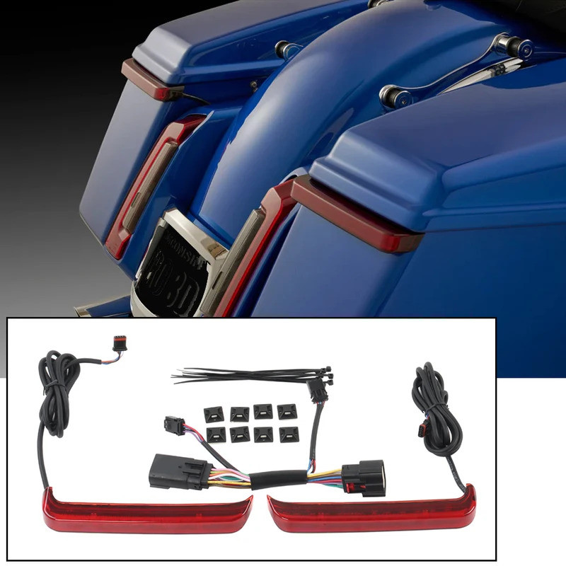 2026 ใหม่รถจักรยานยนต์อานกระเป๋า LED สีเหลืองไฟเลี้ยวสําหรับ Harley Touring 2023.6 Electra Street Ro