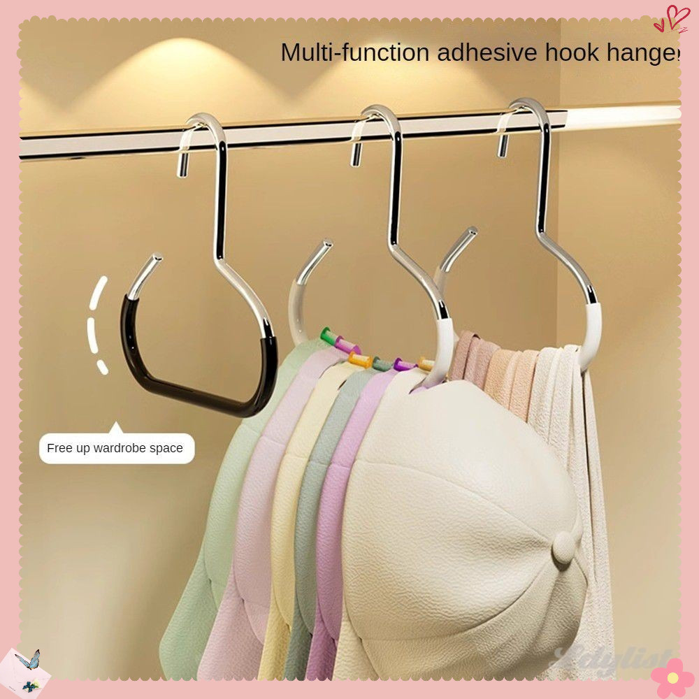 AuraLife🌷COD🌷แฟนซิน ที่แขวนหมวก,ลื่นวงกลมแหวนหมวกเก็บตะขอ, ไม่ใช่-การทําเครื่องหมาย ผ้าพันคอผ้าขนหนูผูกราวแขวน