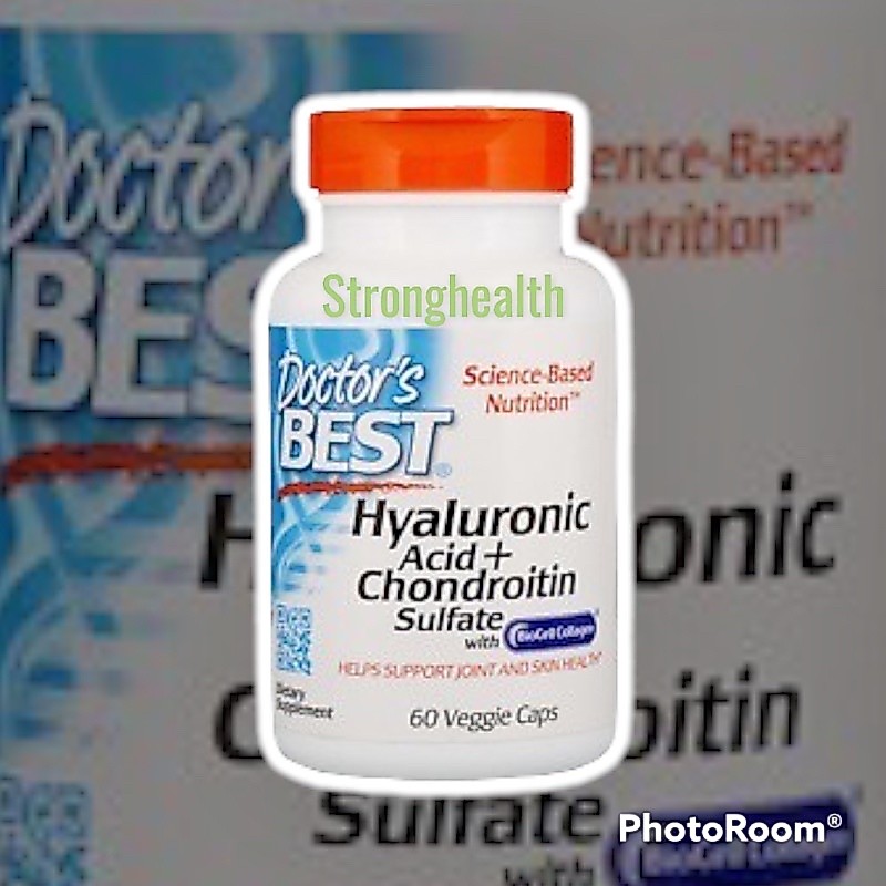 Doctor's Best, Hyaluronic Acid + Chondroitin Sulfate, 60 Veggie Caps