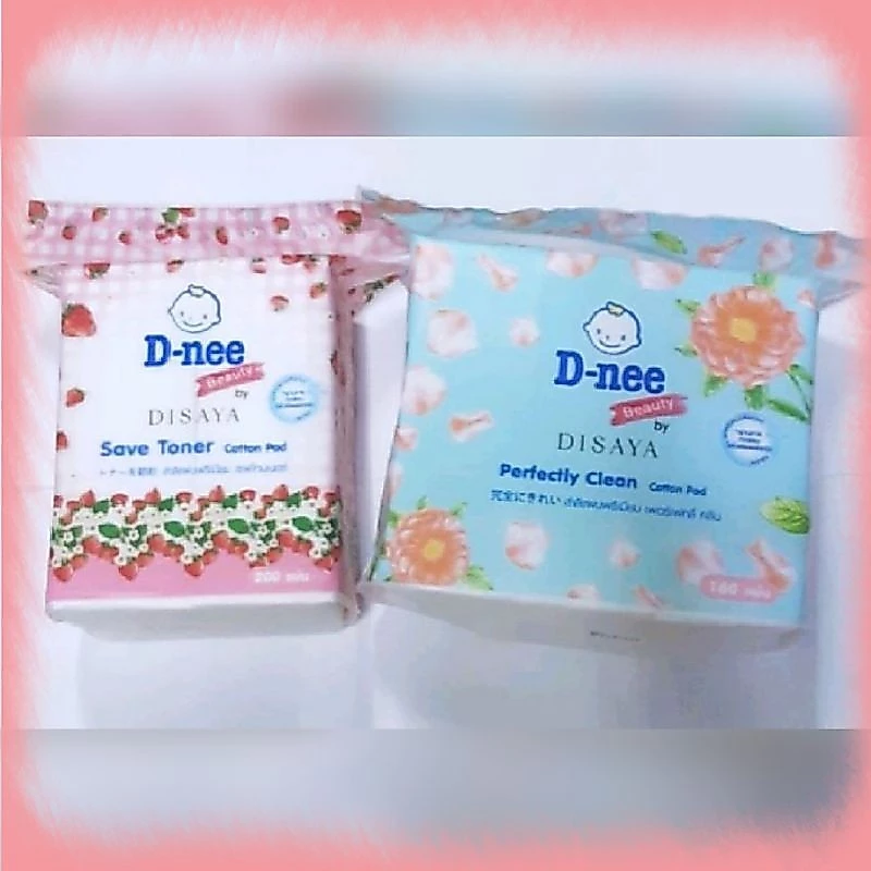 D-nee ดีนี่ สำลีแผ่น เช็ดเครื่องสำอาง เช็ดโทนเนอร์