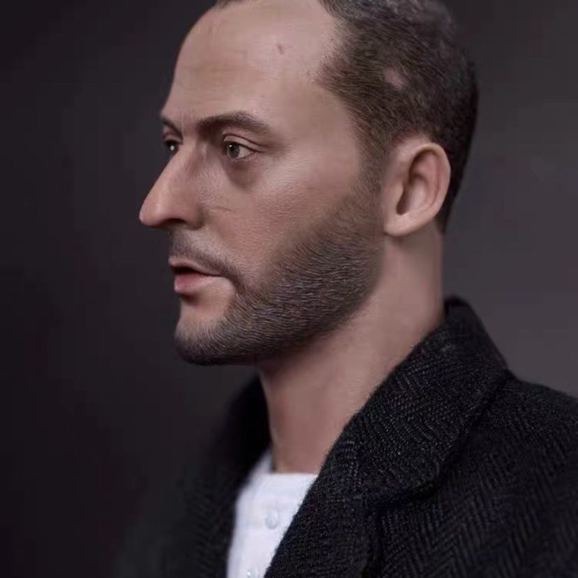 [รุ่นประณีต] Z6TOYS Z003 1/6 ที่ไม่ซ้ํากัน Killer Head แกะสลัก Leon ชายหัวแกะสลักพร้อมสต็อก