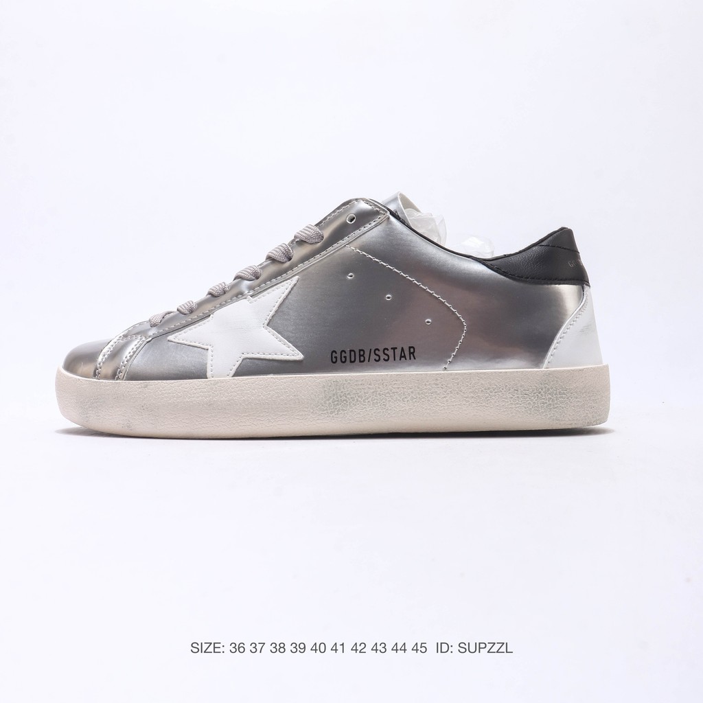 Golden Goose Super-Star GGDB รองเท้าลําลองรองเท้าผ้าใบที่สะดวกสบายเหมาะสําหรับผู้ชายผู้หญิง