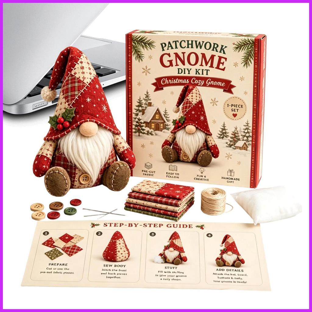 DIY Gnome Craft Kit น่ารักทําด้วยมือสร้างเริ่มต้นของคุณเอง Gnome สําหรับผู้ใหญ่ผู้หญิงเด็กครอบครัว t
