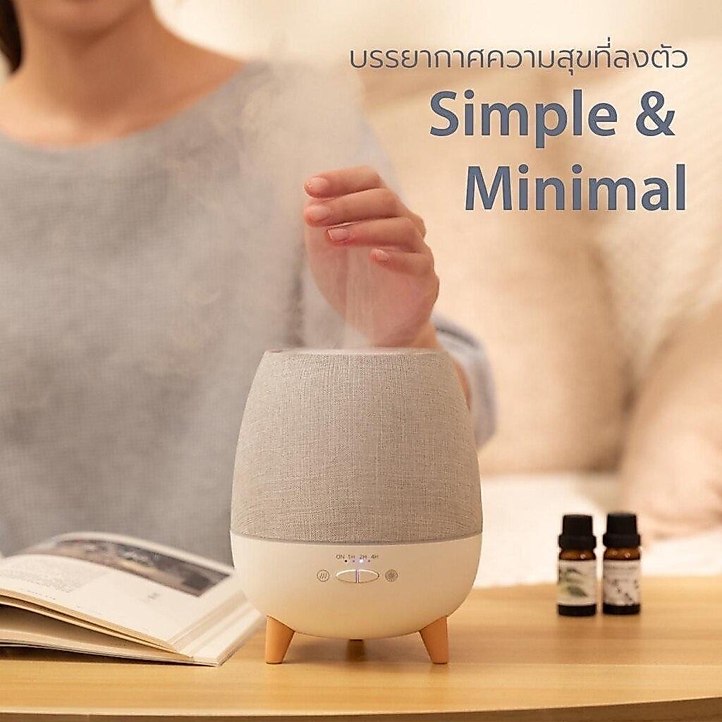 e0lovlxqva  เครื่องพ่นอโรม่า 300ml Aroma Diffuser พ่นไอน้ำ น้ำมันหอมระเหย เครื่องทำให้ชื้น 300ml เครื่อ