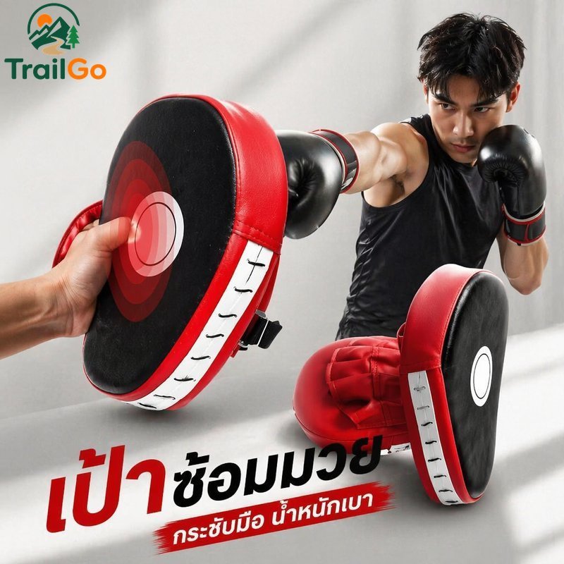 Boxing Kick Pad แขนเป้าหมาย Mitt หนัง Pu Eva โฟมดูดซับแรงกระแทกน้ําหนักเบาการฝึกอบรม