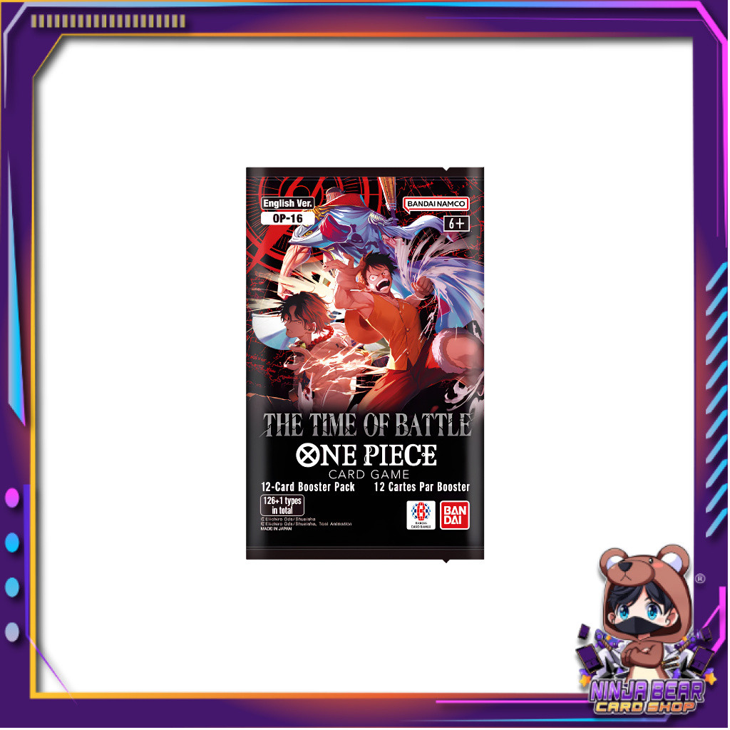 [ 1 ซอง ] O์NE PIECE CARD GAME : [ OP16 ] THE TIME OF BATTLE  BOOSTER PACK (p3)