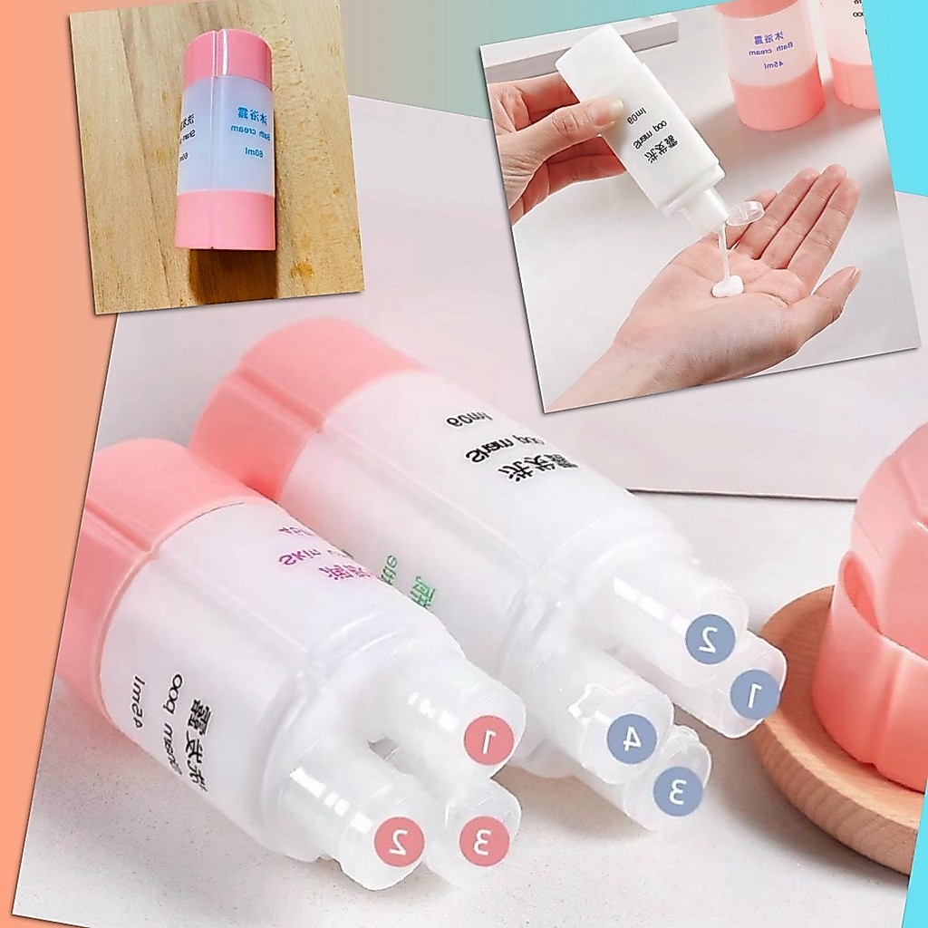 🔺 ขวดแบ่ง พกพา แชมพู ครีมอาบน้ำ โลชั่น ขวดรีฟิล ขวด เดินทาง ท่องเที่ยว เดินป่า เกรดพรีเมี่ยม 🔺