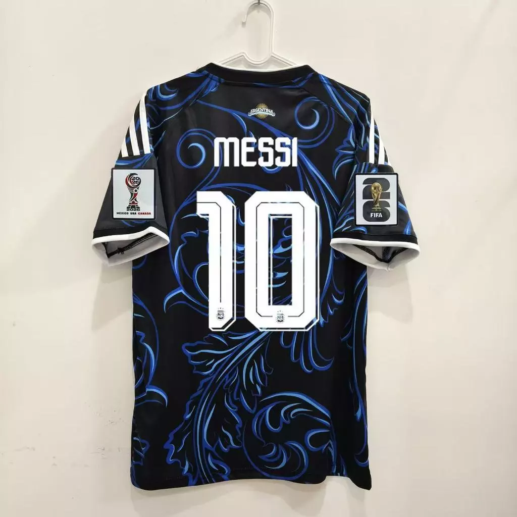 2026 เสื้อแข่งฟุตบอลโลกอาร์เจนตินาหมายเลข 10 Di Maria หมายเลข 22 เสื้อฟุตบอล Lautoro Enzo M