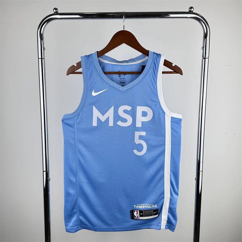 Hot-Press American Style Game Season Forest Wolves North Carolina Color No. 5 Edwards Sky Blue Sport