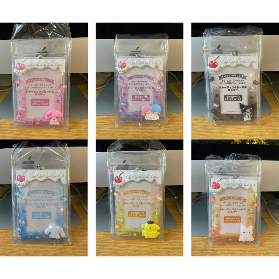 จัดส่งฟรีของแท้ญี่ปุ่น Sanrio Enjoy Idol Series Card Holder Kitty Melody Cinnamon Dog Gemini