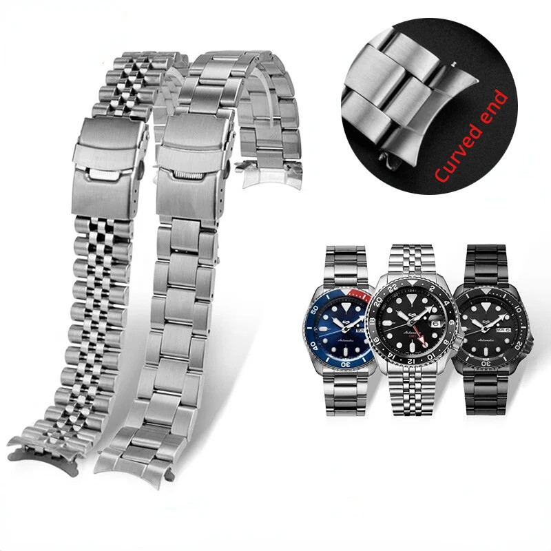 สําหรับ Casio Duro Mdv107-1A MDV106-1A MDV-106 Seiko สายนาฬิกาสแตนเลสดําน้ําโลหะสายนาฬิกาข้อมือผู้ชา