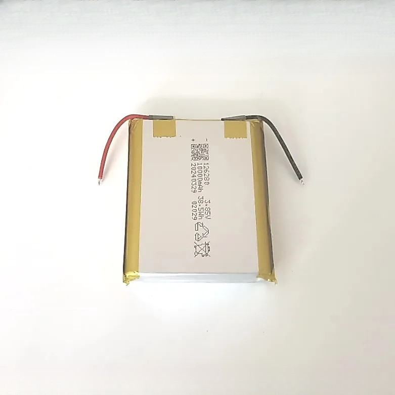 แบตเตอรี่ลิเธียมโพลิเมอร์ 126280 แรงดัน 3.7V/3.85V ความจุสูง รองรับพาวเวอร์แบงค์ได้