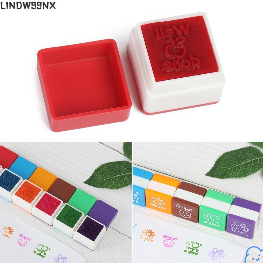 LINDW99NX 6 ชิ้น/เซ็ตครูอุปกรณ์การบ้านแก้ไข Scrapbooking Very Good Good Good Work Reward เด็ก