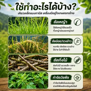 เคียว แมงกานีส เคียวเกี่ยวข้าว เคียวเกี่ยวหญ้า เคียวตัดกิ่ง มี4แบบ ให้เลือกใช้งาน