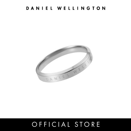 (ทักแชทรับโค้ด) ✨ Daniel Wellington แหวน CLASSIC RING 48 มม สีเงิน