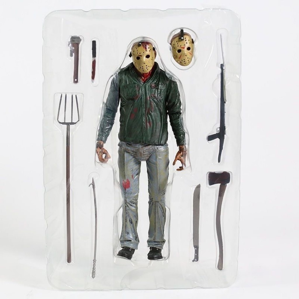 Friday the 13th Part 1 Jason Deluxe Action Figure ของเล่นสะสม Freddy Kruger Nightmare on Elm Street 