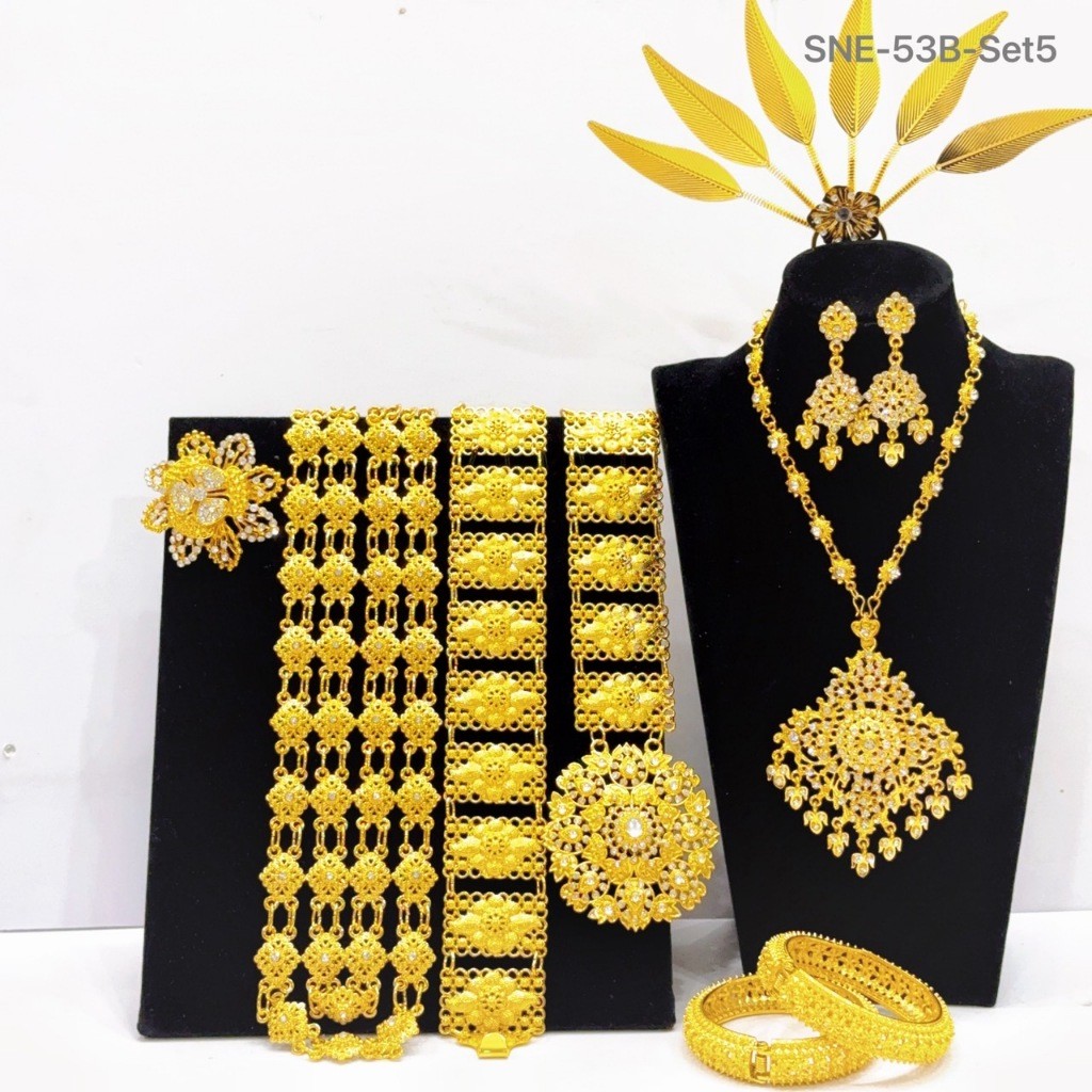 เซตเครื่องประดับชุดไทย ชุดนางรำ ในทุกโอกาสพิเศษ งานโรงเรียน หรือการแสดงนาฏศิลป์