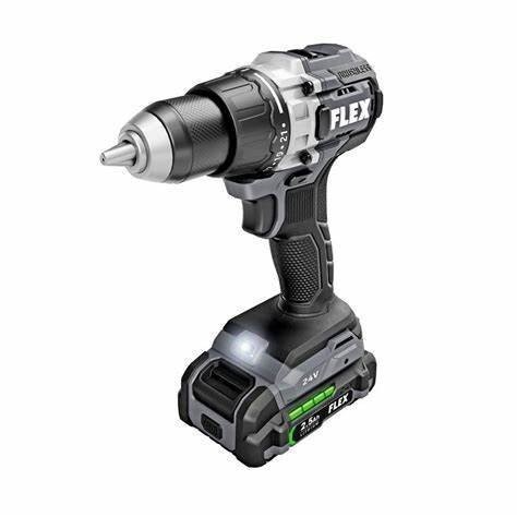 FLEX FLEX 24V แบตเตอรี่ลิเธียมBrushless สองความเร็วสว่านไขควง FX1151-2A
