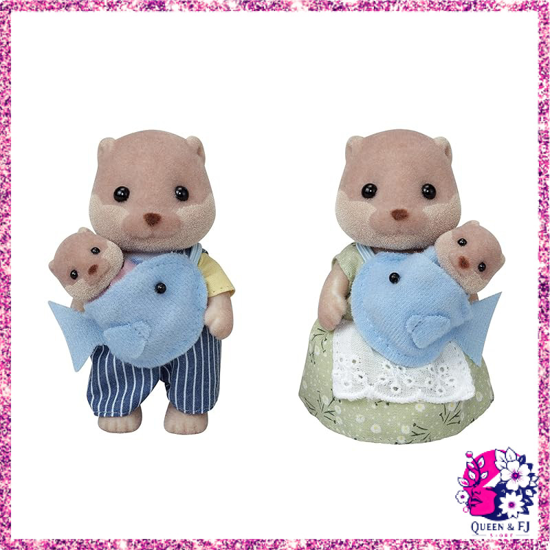 EPOCH Sylvanian Families Otter Family Doll - FS-32