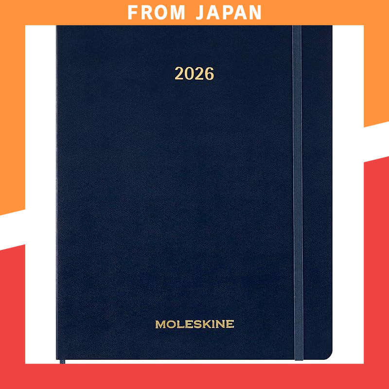 Moleskine Planner 2025, Starts in July, 12-Month Spiral Academic Diary, Large Size (13cm x 21cm), Ki