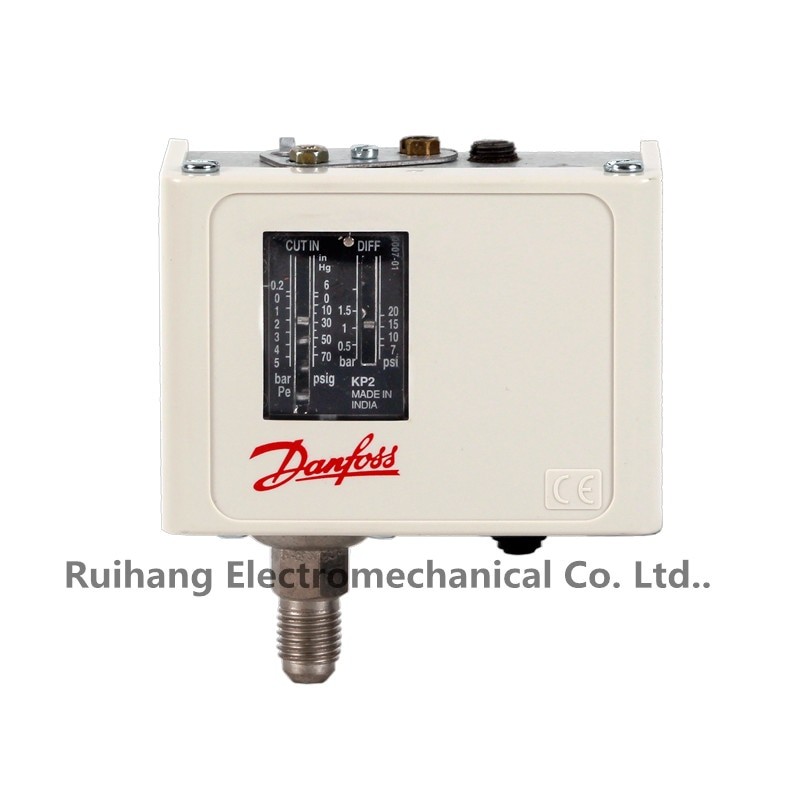 Danfoss สวิตช์ความดัน KP2 060-1120 ตัวควบคุมความดันสวิตช์ความดัน KP2 060-112091/66