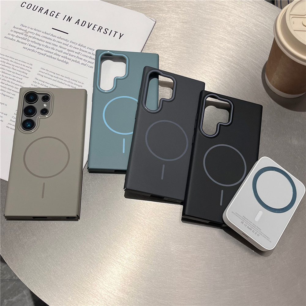 SAMSUNG เคสโทรศัพท์สําหรับSamsung S20 FE/S21 FE/S23 FE/S24 FE/S25 FEหมายเหตุ 20 Ultraแม่เหล็กผิวรู้สึกปลอกบางเฉียบและน้ําหนักเบาฝาครอบ - รูปที่ 3