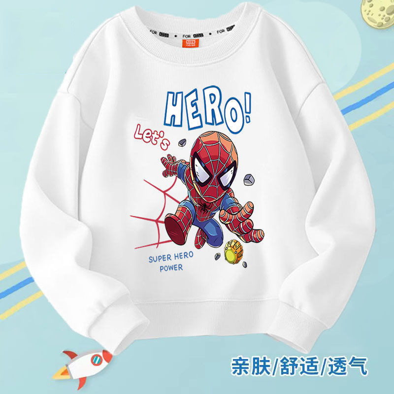 เสื้อแขนยาวสำหรับเด็ก แบบการ์ตูน หนาพอเหมาะกันหนาวและสวมใส่ง่าย