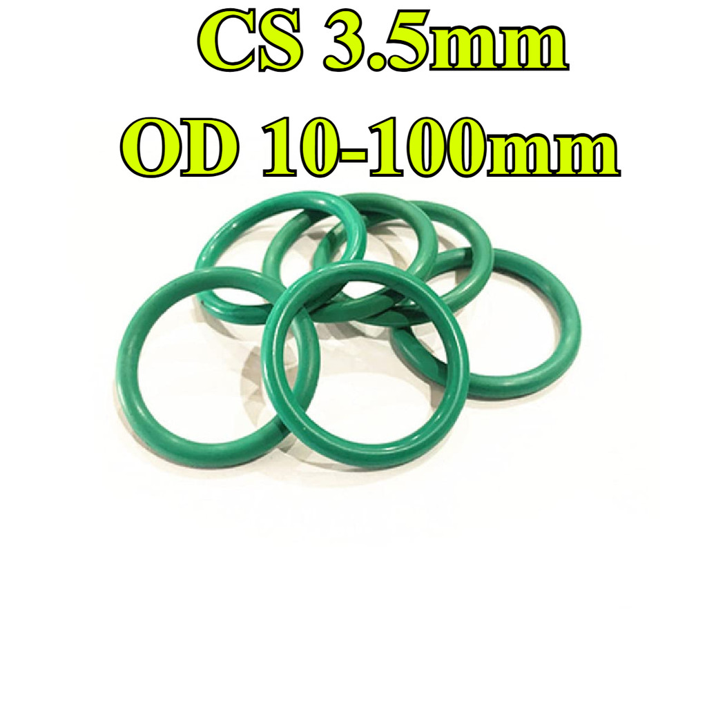 [MHJ-STH] CS3.5mm * OD10-100mm O-Ring สีเขียว O-Ring FKM แหวนปิดผนึก