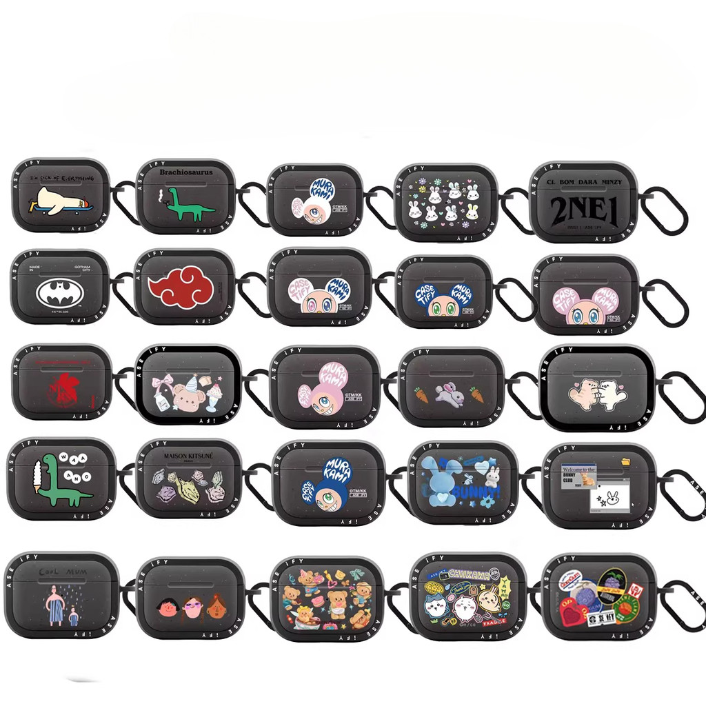 CASE Collaboration สเก็ตบอร์ดน่ารัก Degenerate เป็ดน้อย AirPods 3/4 Case เข้ากันได้กับ Apple AirPods