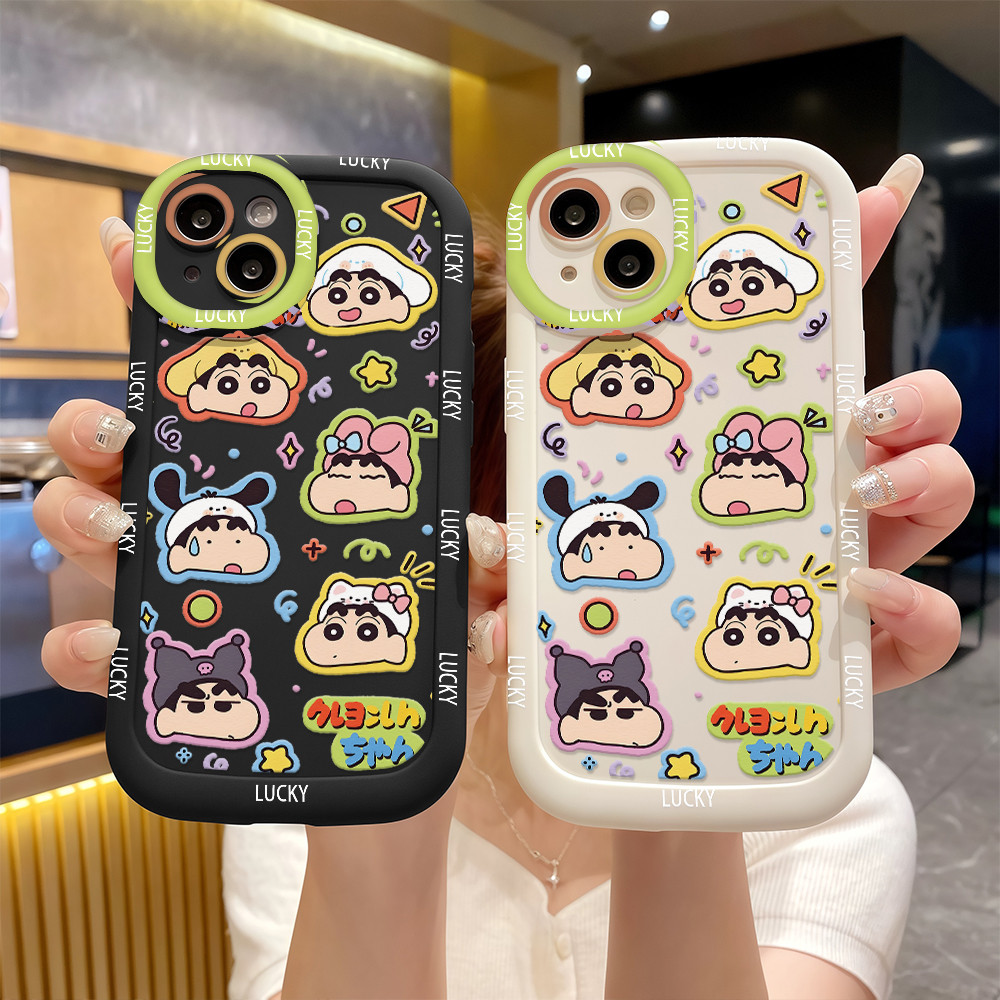 จัดส่งในพื้นที่ เคสโทรศัพท์มือถือพัฟ ภาพเคลื่อนไหวการ์ตูน For VIVO Y20 Y30 Y21 Y33S Y21S Y17 Y3S Y15 Y12 U3X Y33S PFK137